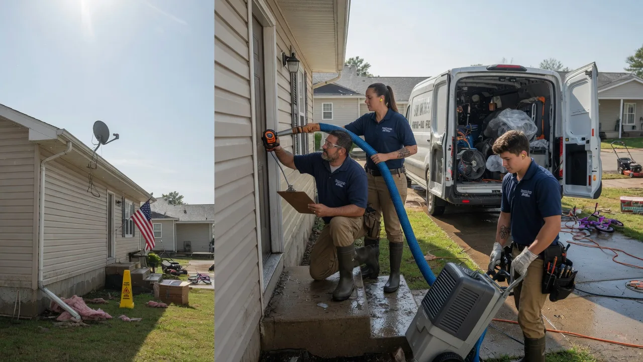 Ceiling Water Damage Restoration in Sanders, AZ near me